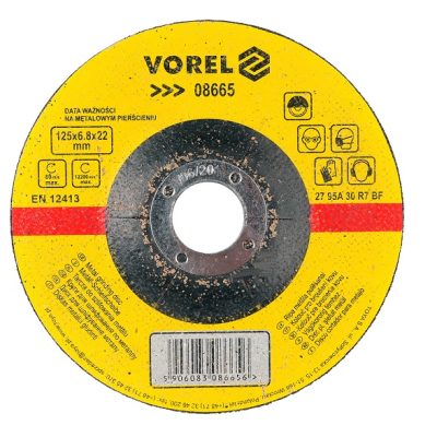 Csiszolókorong 125x 6mm Vorel